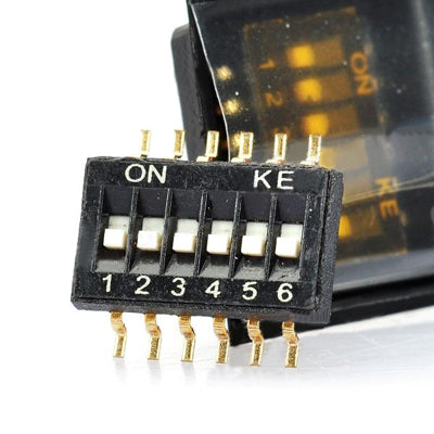 5 pcs DIY 6-Position 12-Pin Dip Switch