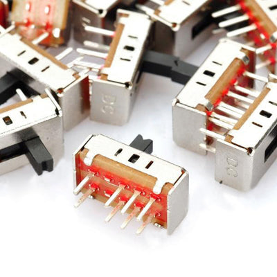 50 pcs S-23D07 0.3A 8-Pin Slide Switch