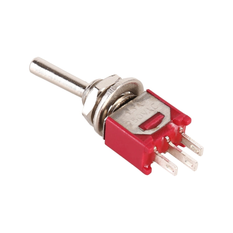 DIY 3-Pin Toggle Switch (5 Pcs in One Package, the Price is for 5 Pcs)(Red)