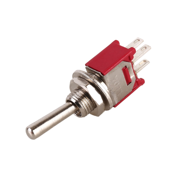DIY 3-Pin Toggle Switch (5 Pcs in One Package, the Price is for 5 Pcs)(Red)