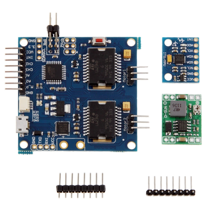 Universal 2-axis Brushless Gimbal Controller with Sensor & Voltage Regulator V2.0