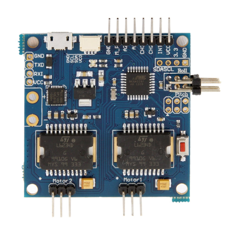 Universal 2-axis Brushless Gimbal Controller with Sensor & Voltage Regulator V2.0