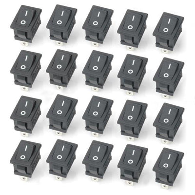 20 pcs Electrical Power Control On / Off Rocker Switch