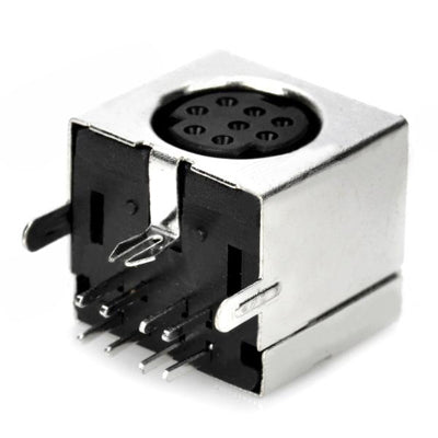 S-Video 8-pin Female Connectors for PCB DIY (100 Pcs in One Package, the Price is for 100 Pcs)