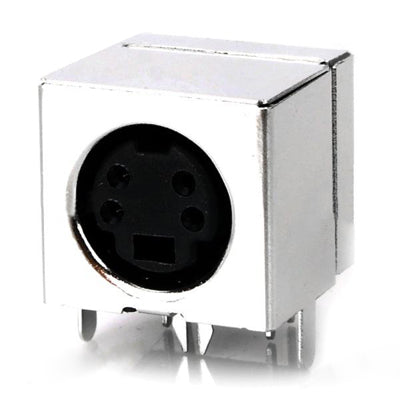 S-Video 4-pin Female Connectors for PCB DIY (20 Pcs in One Package, the Price is for 20 Pcs)