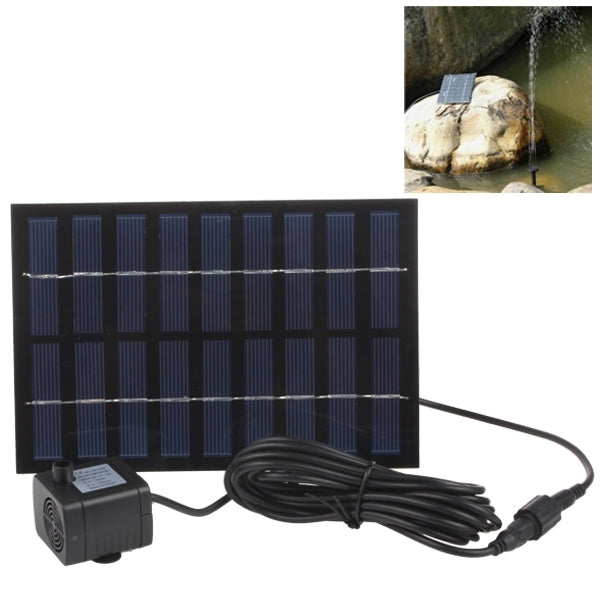 9V 2W Rectangle Solar-powered Water Pump
