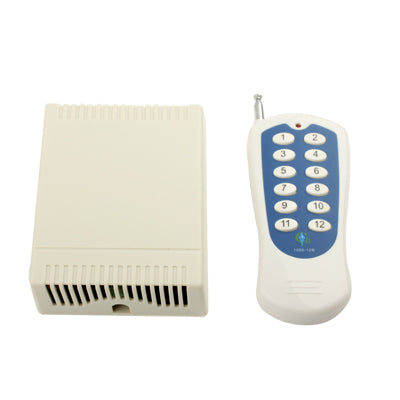 RF Wireless Remote Control Radio Controller Switch 12(White)