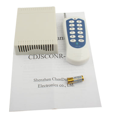 RF Wireless Remote Control Radio Controller Switch 12(White)