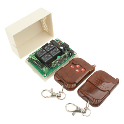 4CH RF Wireless Remote Control Transmitter & Receiver(White)