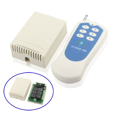 RF Wireless Remote Control Radio Controller / Switch-6C(White)