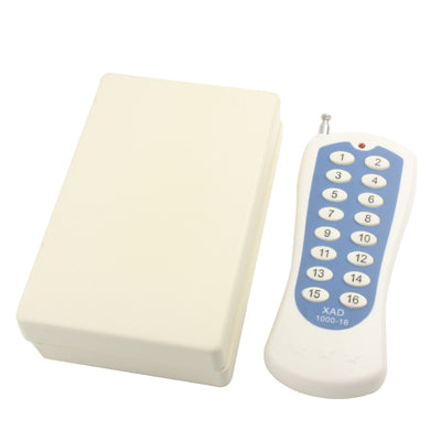 RF Wireless Remote Control Radio Controller / Switch 15 (Sixteenth Switch is decor)(Beige)
