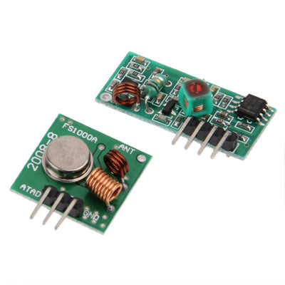 433M Superregeneration Wireless Transmitter Module Burglar Alarm+ Receiver Module (sku:80324)