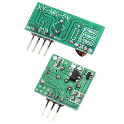 433M Superregeneration Wireless Transmitter Module Burglar Alarm+ Receiver Module (sku:80324)
