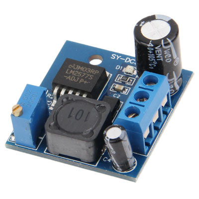 DC-DC 3.7V~34V Out Adjustable DC-DC Boost Circuit Module Inverter Booster Blue Board (sku:80635)