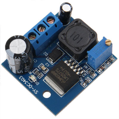 DC-DC 3.7V~34V Out Adjustable DC-DC Boost Circuit Module Inverter Booster Blue Board (sku:80635)
