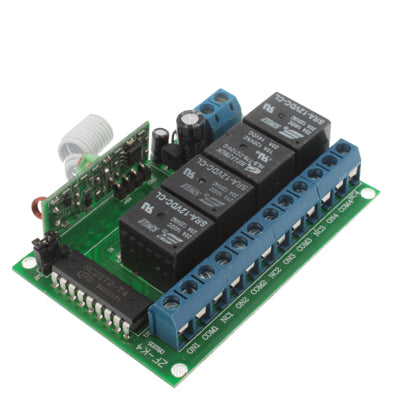 4CH RF Wireless Relay Remote Control Controller Module 315MHz 12V ZF-K4