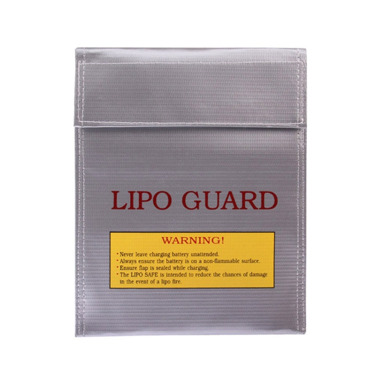 Fireproof LiPo Lithium Polymer Battery Safety Guard Bag, Size: 23cm x 18cm(Silver)