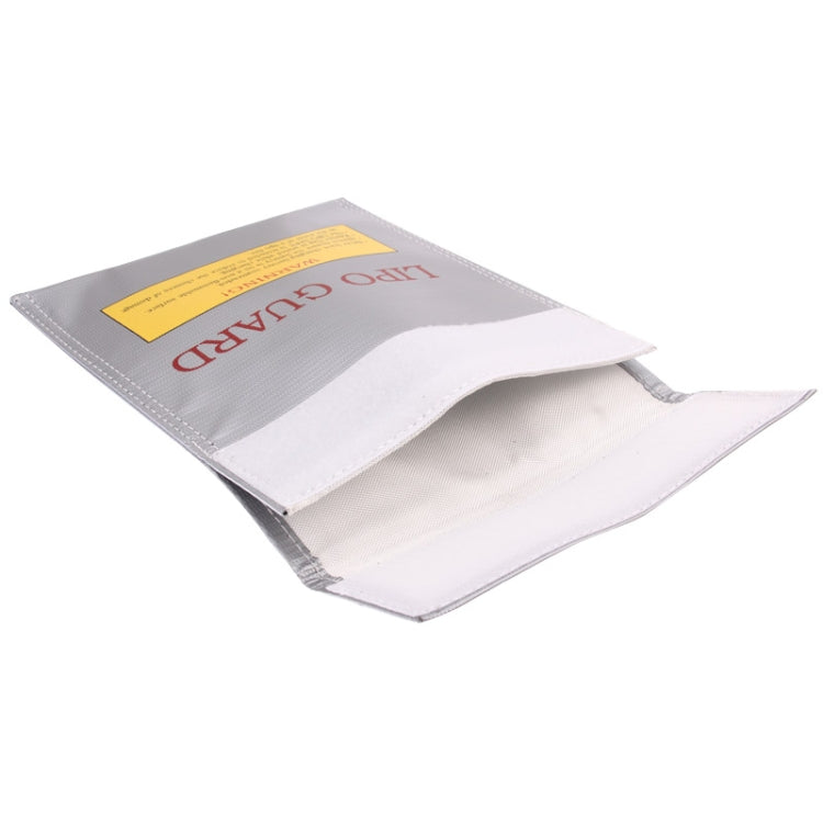 Fireproof LiPo Lithium Polymer Battery Safety Guard Bag, Size: 23cm x 18cm(Silver)