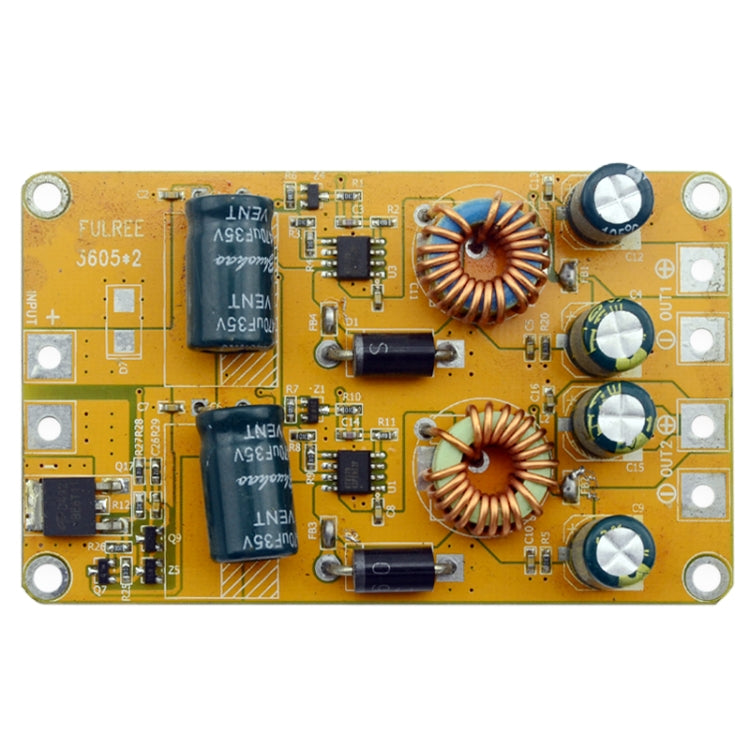 DC 12V to 5V Dual Way Output 5A Car LED DC-DC Step Down Regulator Module