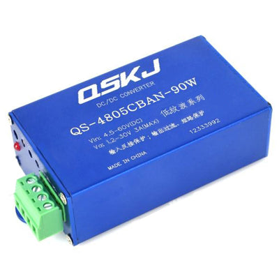 Low Ripple 90W DC 4.5-60V to 1.25-30V Adjustable Voltage Step Down Module