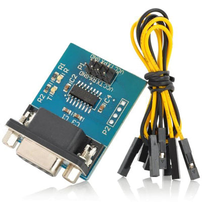RS232 Serial Port To TTL Converter Module W / Transmitting and Receiving Indicator