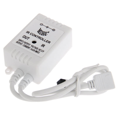 DC 12V Sound Sensor Music IR LED Controller 24 key Remote for RGB Light Strip