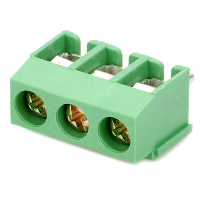 3-Pin Screw Terminal Block Connectors (20 Pcs in One Package, the Price is for 20 Pcs)(Green)