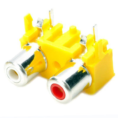 Replacement Audio RCA Connectors (10 Pcs in One Package, the Price is for 10 Pcs)