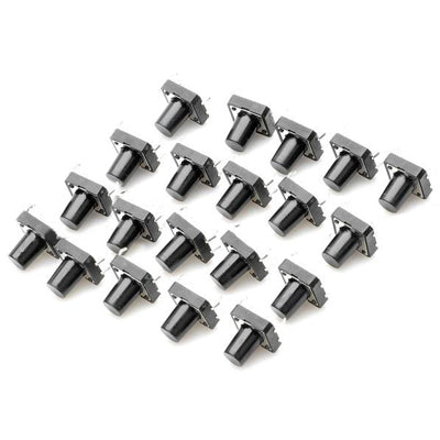 20 pcs TC-12EF Tact Switches, Size: 12 x 12 x 12mm