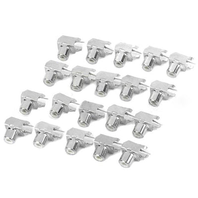 Replacement RCA CINCH AV Socket Connectors (20 Pcs in One Package, the Price is for 20 Pcs)