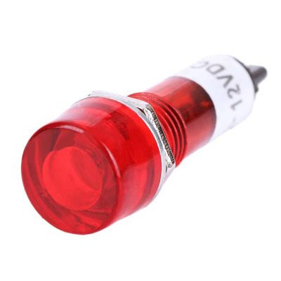 DC 12V 10mm Signal Light Lamp, Red (10 Pcs in One Package, the Price is for 10 Pcs)(Red)