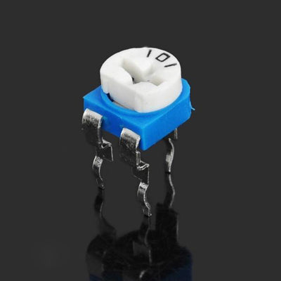 10 pcs 0.1W 50V Horizontal 101 100K Ohm Adjustable Resistor