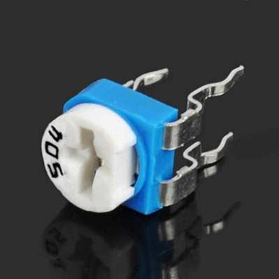 10 pcs 0.1W 50V Horizontal 504 500K Ohm Adjustable Resistor