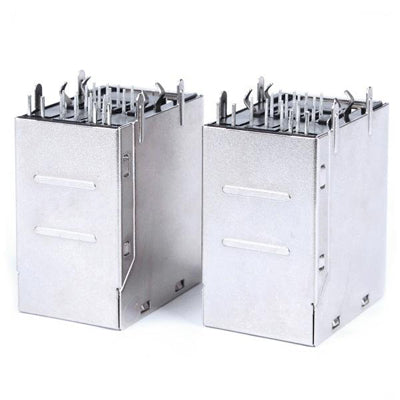 2 pcs RJ45 + Dual USB Ports Connector for Computer