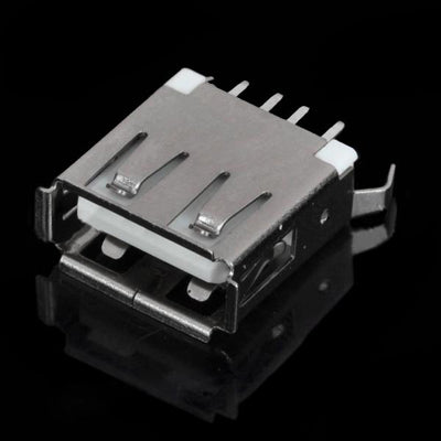 USB 4-Pin Female 180 Degree DIP Socket Connector (10 Pcs in One Package, the Price is for 10 Pcs)