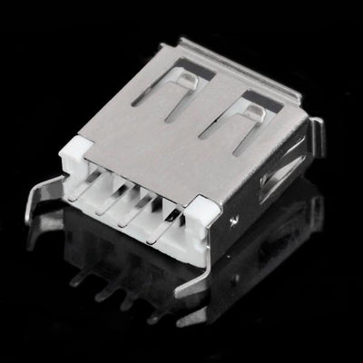 USB 4-Pin Female 180 Degree DIP Socket Connector (10 Pcs in One Package, the Price is for 10 Pcs)