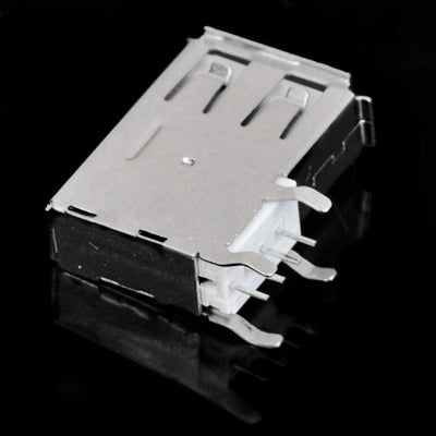 USB 4-Pin Female 90 Degree Side Inserted Socket Connector (10 Pcs in One Package, the Price is for 10 Pcs)