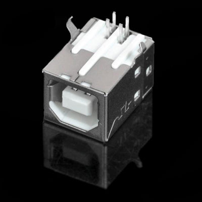 USB 4-Pin Female Type B 90 Degree DIP Socket Connector (10 Pcs in One Package, the Price is for 10 Pcs)