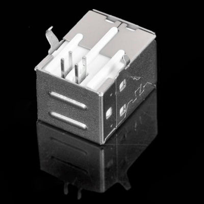 USB 4-Pin Female Type B 90 Degree DIP Socket Connector (10 Pcs in One Package, the Price is for 10 Pcs)
