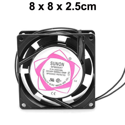 SF8025AT AC 220-240V 100mA Cooling Fan