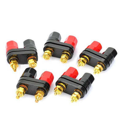 Double-row Hexagon Binding Post Terminal (5 Pcs in One Package, the Price is for 5 Pcs)