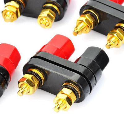 Double-row Hexagon Binding Post Terminal (5 Pcs in One Package, the Price is for 5 Pcs)