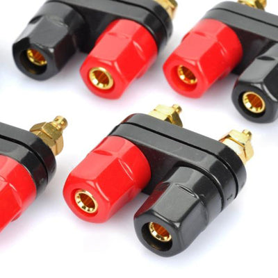 Double-row Hexagon Binding Post Terminal (5 Pcs in One Package, the Price is for 5 Pcs)