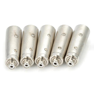 3-Pin XLR Male to RCA Female Adapter Connectors (5 Pcs in One Package, the Price is for 5 Pcs)