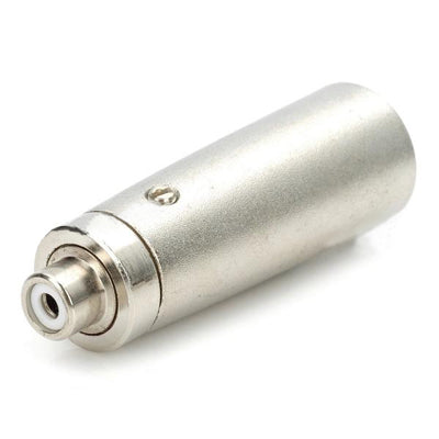 3-Pin XLR Male to RCA Female Adapter Connectors (5 Pcs in One Package, the Price is for 5 Pcs)