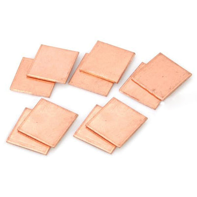 Cooling Heatsink Copper Pad Shims for HP DV2000 / DV3000 / DV9000 (10 Pcs in One Package, the Price is for 10 Pcs)