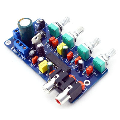 DC 12V LM1036n LM1036 HiFi Stereo Audio Amplifier Bass / Treble / Balance / Volume Control Board