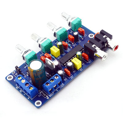 DC 12V LM1036n LM1036 HiFi Stereo Audio Amplifier Bass / Treble / Balance / Volume Control Board