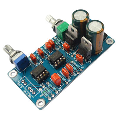 Dual NE5532 Subwoofer Processing Circuit Low Pass Filter Circuit Board Kit