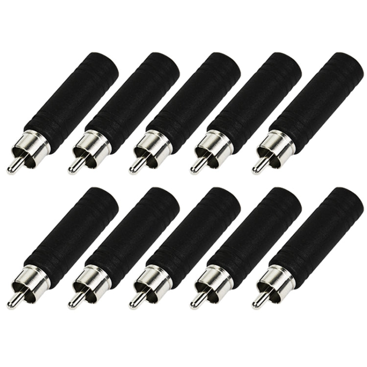 RCA Male to 6.3mm Female Adapters (10 Pcs in One Package, the Price is for 10 Pcs)
